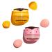 3Pcs Honey Pot Lip Balm Set | Overnight Hydrating Lip Mask & Exfoliator | Beeswax with Vitamin E - Strawberry & Watermelon | Prevent Dry & Cracked Lips - Buy Online on GoSupps.com