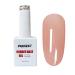 FANNEST Rubber Builder Base Gel For Nails in a Bottle Elastic Base Coat Sheer Clear Nude Pink Color Gel Nail Polish LED/UV Soak Off for Nail Strengthener/Extension Gel (Sheer Nude) QH207