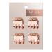 Kitsch Small Hair Clips for Women - Recycled Plastic Mini Claw Clips | Tiny Jaw Clip for Thin Hair - 4 Pcs Rose Gold - Buy Online on GoSupps.com