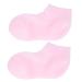 NUSITOU 1 Pair Protective Socks Hard Skin Repair Socks Silicone Heel Socks Moisture Socks for Dry Feet Silicone Socks for Women Heels for Women Miss Pink Nursing Socks Care Sebs