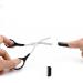 Curved Detachable Eyebrow Scissors Tool Portable Eyebrow Comb - Buy Online on GoSupps.com