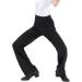 Libaobaoyo Boys Ballroom Dance Pants | Slim Fit Professional Dancewear for Kids 13-14 Years - Buy Online on GoSupps.com
