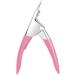 Professional Acrylic Nail Fake False Nails Tip Cutter Nail Trimmer for Artificial Nail Manicure Nail Art Tool Stainless Steel Nail Professional Nail Tool U-Shaped Nail Pink - Buy Online on GoSupps.com