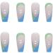 24 Pcs Square Blue and Green French Press on Fake Nails - Medium | Ballerina Stick on Acrylic False Nails with Glue for Nail Art - Buy Online on GoSupps.com