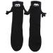 Bestmaple 1 Pair Couple Dolls Socks Cartoon Lovely Cotton Breathable Comfortable Doll Couple Socks for Men Women Magnetic Cute Toe Socks Black