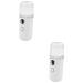 Angoily 2pcs Portable Air Humidifier Handheld Water Sprayer Mist Sprayer for Skin Moistener Continuous Mist Spray Bottle 10cmX4cmx2pcs