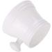 Foam Shaving Cream Bowl ABS 11x11x8cm - White | Shaving Soap Bowl for Men's Beard Cleaning at Barber Salon or Personal Use - Buy Online on GoSupps.com