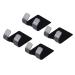 Zerodeko 4 pieces of razor hookers Pocket holder hook for storing the razor shower hook mobile phone holder for the shower shaver holder toothbrush cabinet cupboard child stainless steel