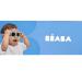 BEABA Sunglasses for babies 0-9 months 100% UV Protection - CAT 4 Side Protection Optimal Comfort Adjustable elastic headband Pearl Blue