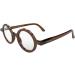 Buy Stylish London Mole Reading Glasses | Unisex Round Glasses with Spring Hinges | Cool & Trendy 2.5x Magnification - Buy Online on GoSupps.com