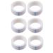 6 Rolls Micropore Surgical Tape Microporous Tape 1.25cm X 9.1m Self-Adhesive First Aid Medical Tape Hypoallergenic Earring Earring Cover Up Tape (White) Multicolor