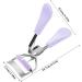 Eyelashes Curler with Built-in Comb Professional Lashes Curler Eyelashes Accessories Fits All Eye Shape Purple. - Buy Online on GoSupps.com