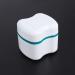 Faruta Prosthesis Suitcase for Dentures - 2-Piece Bath Box with Sieve & Basket Holder - Green & Blue - Travel & Cleaning Storage Solution - Buy Online on GoSupps.com