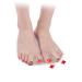 JEWEDECO Toe Separators for Overlapping Toes - 4 Pcs Cushioned Toe Alignment Spacers for Bunions, Hammer Toe, Hallux Valgus - Protective Case Included - Buy Online on GoSupps.com