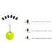 Drchoer Fishing Rubber Bobber Beads Stopper 6 in 1 Float Sinker Stops - Black Oval M (300pcs) - Buy Online on GoSupps.com