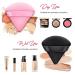 Buy Triangle Powder Puffs 6pcs - Soft Face Makeup Puffs for Loose & Mineral Powder Velour Cosmetic Sponges for Contouring (Black & Pink) - International Shipping Available - Buy Online on GoSupps.com