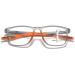 Vevesmundo Shitlill Progressive Multifocus Sporty Tr90 Light Sport Men Women Women Blow Light Filter Showing Aid Glasses Showlings - 1 piece of gray & orange 2.5 X