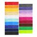 Headbands Pack of 19 PorsMing Exercise Bands Sweat Bands Hair Bands Elastic Stretch Head Wraps for Women Men Girls Yoga Workout Gym Sports Fitness Non Slip and Slide Fashion Colors