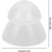 Buy Hearing Aid Silicone Couplings - 10 Comfortable & Reusable Ear Tips Set | Safe & Washable for Optimal Hearing - Buy Online on GoSupps.com