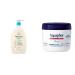Aveeno Baby Daily Moisture Gentle Bath Wash 33 fl. oz & Aquaphor Baby Healing Ointment Advanced Therapy Skin Protectant 14 Oz Jar