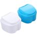 Healeved 8 STK Prosthesis Cleaning Suitcase | Durable Plastic Storage Box for Travel & Prosthetic Teeth Care - Buy Online on GoSupps.com