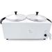 Huanyu Electric Wax Warmer Pro - Adjustable Chocolate Melter with 2 Pots for Professional Skin Care - Buy Online on GoSupps.com