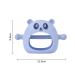 Jawseu Baby Teething Ring | BPA-Free Silicone Baby Bite Toy | Soothes Gums | Ideal for 0-6 Months - Blue - Buy Online on GoSupps.com