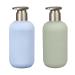 Crush bottles of travel bottles shampoo bottles for filling HDPE exhaustive travel container for shampoo travel shampoo container for shampoo creams lotion toilet items (B 2PCs 300ml) 300ml B 2PCs
