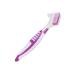 2 Pack prosthesis cleaning brush set hard hygiene prosthesis cleaner set for prosthesis care double-headed toothbrush with hard bristles portable double-sided