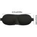 2 Pack Leopard Print Black 3D Sleep Mask for Women - Adjustable Strap, Lightweight & Comfortable - Ideal for Travel, Nap, Shift Works - Buy Online on GoSupps.com