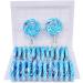 Blueberry Premium Sweet Whirls lollipops 24 count 60 Grams & 3.25" Diameter per piece - Buy Online on GoSupps.com