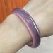 Natural Purple Agate Jade Bangle Bracelet for Women Bracelet Round Bangle Jade Gemstone Bracelet Jewelry with Vintage High End Jewellery Gift 62mm