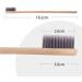 12 Pack Bamboo Charcoal Toothbrushes - Eco-Friendly & Biodegradable with Soft Bristles - Buy Online on GoSupps.com