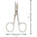 HUNYLONDON Eyebrow Scissors Pro Stainless Steel Hair Removal Trimmer Sharp Clipper Eyelash Small Sharp Scissors Beauty Grooming Kit for Nail Eyebrow Eyelash Nose Crafts for Women and Men - Buy Online on GoSupps.com