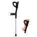 10 Levels of Height Adjustable Forearm Crutches Crutches for Walking with Arm Support Crutches for Adults with Rubber Handles Comfortable Grip and Wear-Resistant Medical Mobility Accessories Decorate 1 Pcs