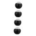 Healeved 4 pieces of hand massage ball rolling ball massage muscle ball circulation promote fitness ball foot massager portable massage device Cold roller roller hooker Meridian massage globe ice hockey ABS