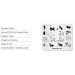 KADS Stamping Plates Animal Cute Manicure Template - Nail Art Image Stamp Tool - Buy Online on GoSupps.com