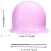 Silicone Highlight Cap - Salon Hair Colouring Highlights Dye Cap with Hook for Colouring Hair Hairdresser Tool Reusable Highlight Cap for Highlights DIY Dyeing Pink - Buy Online on GoSupps.com