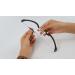 Microblading Bow and Arrow Line Ruler Black - Precise Brow Mapping Tool - Buy Online on GoSupps.com