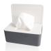 Wet wipes box baby wet clothing box children's cloth box toilet paper box handkerchief storage box handkerchief holder auto-plastic moisture cloth donor napkin box gray+white