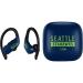 Skinit Decal Audio Skin Compatible with PowerBeats Pro - Officially Licensed NFL Seattle Seahawks Blue Performance Series Design
