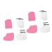 FRCOLOR 8 Pairs Hand and Foot Mask Thickened Foot Covers Thermal Gloves Heel Spa Gloves Hand Moisturizer Gloves Paraffin Bath Fabric Paraffin Socks Single Use Glove Wax Set Hyperthermia