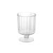 Party Essentials Plastic 1 Piece Wine Glasses, 5-Ounce Stemware, 10-Count, Clear 5 oz Stemware, 10-Count