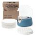 New Lastround Reusable Cotton Pads | Eco-Friendly Washable Sardmasal Pads in Blue | Made in Denmark - Buy Online on GoSupps.com