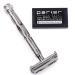 Buy Parker 90R Nickel Plated Long Handle Butterfly Safety Razor - Includes 5 Premium Blades | Best International Shipping - Buy Online on GoSupps.com