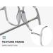 Shop Ltsrll Large Square Reading Glasses for Men & Women - Unbreakable Oversized Blue Light Blocking Glare-Free +150 - Perfect for International Shipping! - Buy Online on GoSupps.com