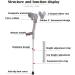 Adjustable Forearm Crutches Portable Folding Crutches with Open Cuff Lightweight Aluminum Alloy Walking Sticks for Adults Black/Pink/Blue - Buy Online on GoSupps.com