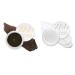 Multi-Function Eyebrow Brush Wild Eyebrows Cream Concealer Square Eye Brow Make Up Brushes for Women Eyebrow Shaping Gel Set