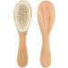 Baby Hair Brush Set - Soft Natural Goat Hair Comb with Wood Bristles for Newborns and Toddlers - Buy Online on GoSupps.com