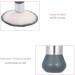 Large powder brush hairdressing brush makeup professional foundation make-up brush powder brush eye shadow blush make-up brush soft brush for broken hair for hairdresser cosmetics Black - Buy Online on GoSupps.com